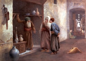 Arab traders in Cairo